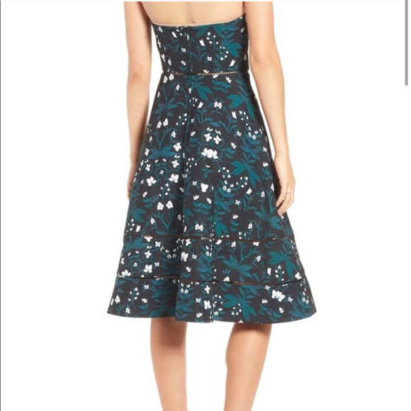 Keepsake Strapless Floral Dress - Picture 2 of 4